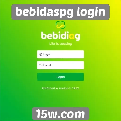 Bebidaspg login oferece novas funcionalidades para usuários