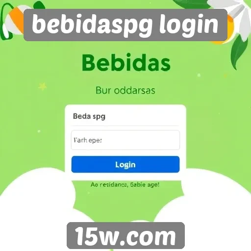 Novidades no sistema de login do site bebidaspg