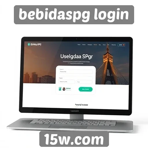Interface do usuário do site bebidaspg login avaliada
